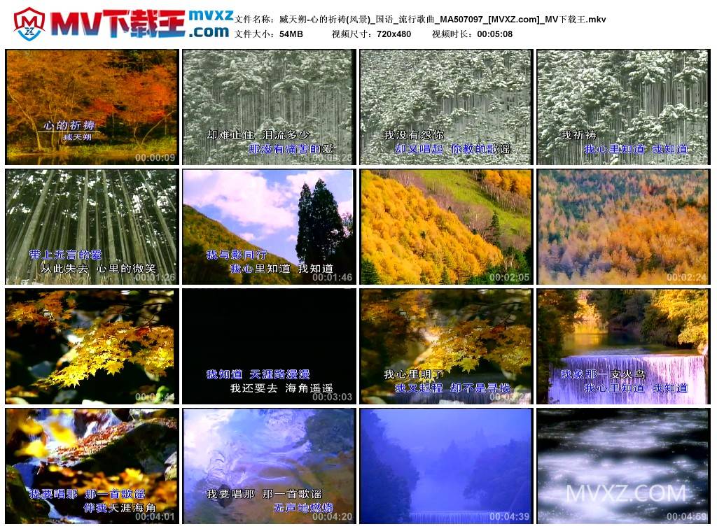 臧天朔-心的祈祷(风景)_国语_流行歌曲_MA507097